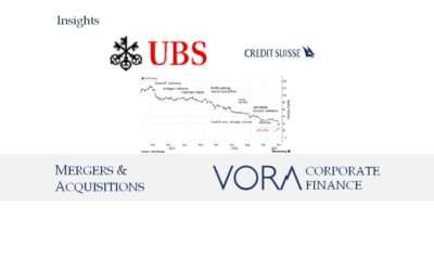 M&A: UBS to acquire Credit Suisse for $3.2 Billion