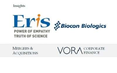 M&A: Eris Lifesciences acquires Biocon Biologics for Rs. 1,242 Crore